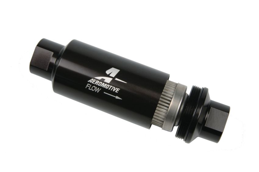 AEROMOTIVE AFS12324 Inline Fuel Filter - 100 Micron- Black