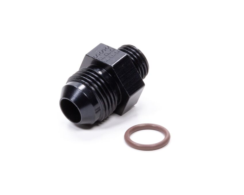FRAGOLA FRG495102-BL #8 x 9/16-18 (#6) Radius O-Ring Fitting Black