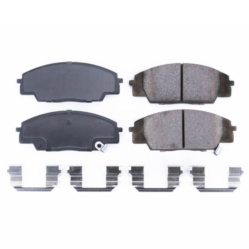 PowerStop 17-829 PowerStop - Z17 Low-Dust Ceramic Brake Pads with Hardware