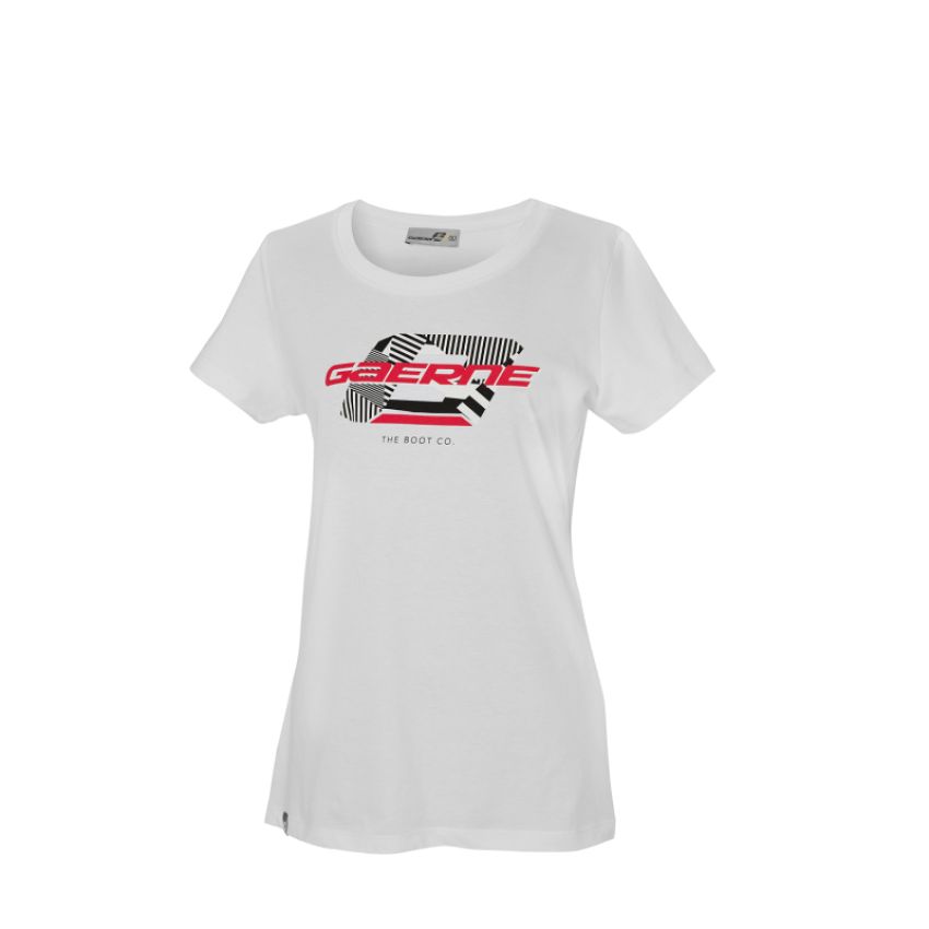 Gaerne 4397-004-M G.Dazle Company Tee Shirt Ladies White Size - Medium