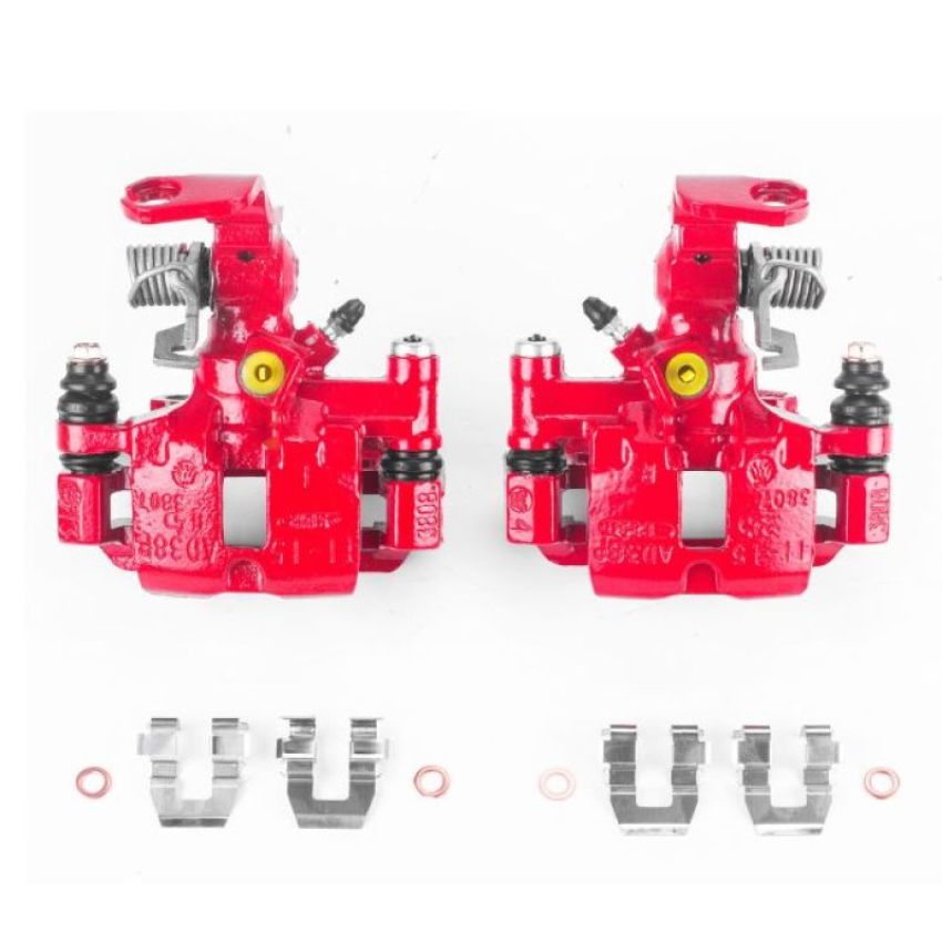 PowerStop S4718 Red Powder Coated Calipers