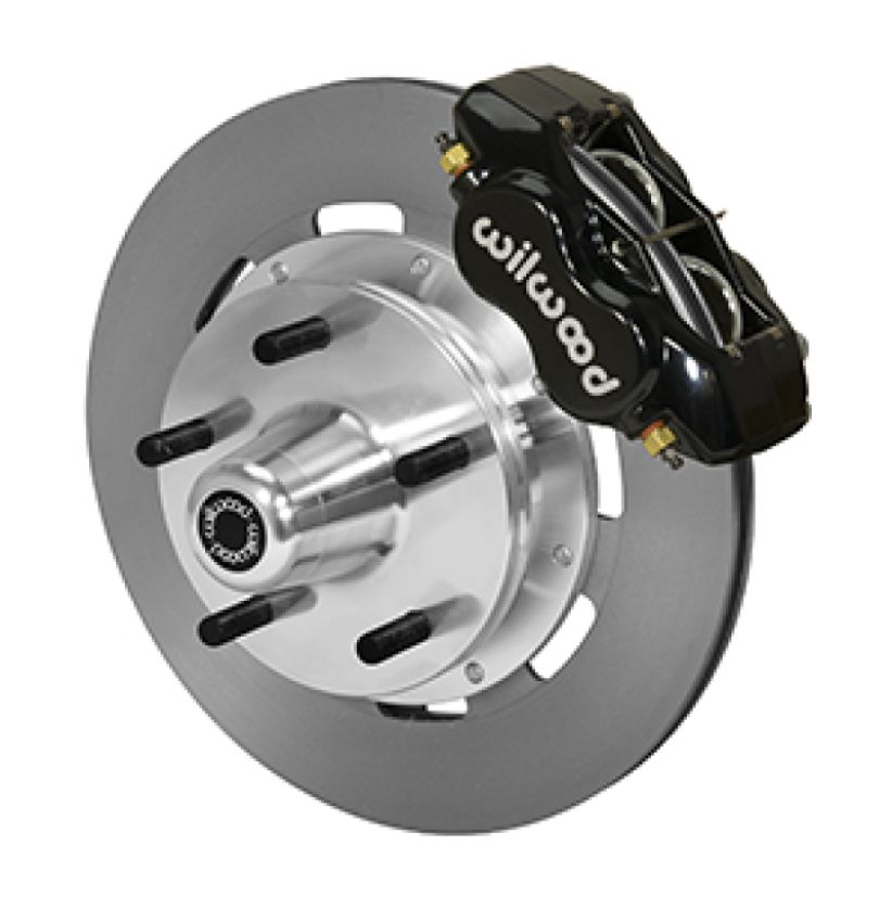 Wilwood 140-14532 Forged Dynalite Front Kit 19.00in Plain Rotor Black WWE ProSpindle (5x5.00in Hub)