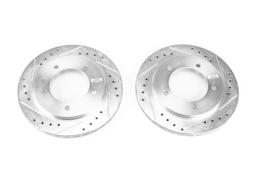 PowerStop JBR955XPR PowerStop Evolution Performance Drilled, Slotted & Plated Brake Rotor Pair