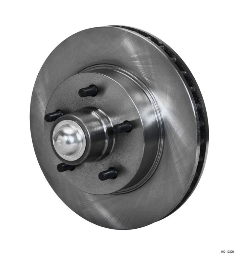Wilwood 160-12320 Rotor-Vented w/ Hub & Studs 11.88. x 1.29 - 5 on 5.00in 41-56 Buick
