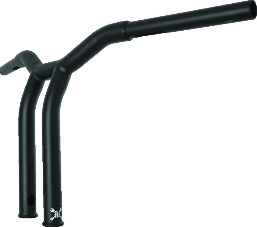 Burly Brand B12-6052SB Dominator Raked Bar 12in - Matte Black