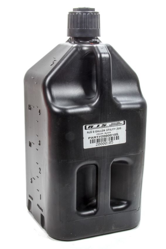 RJS SAFETY RJS20000105 Utility Jug 5 Gallon Black