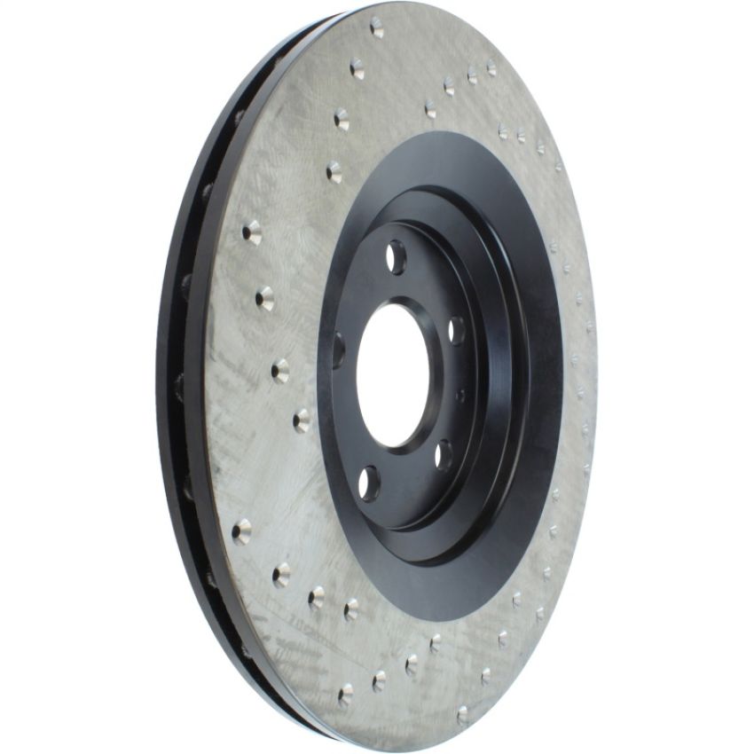 Stoptech 128.33117CL 07-10 Audi S6 Drilled Left Rear CRYO Rotor