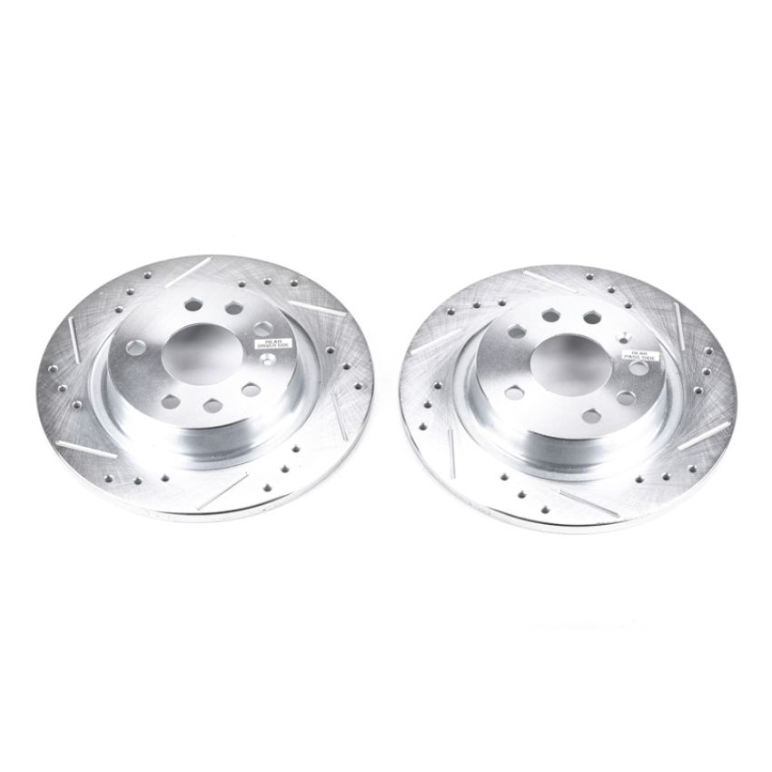 PowerStop EBR679XPR PowerStop Evolution Performance Drilled, Slotted & Plated Brake Rotor Pair