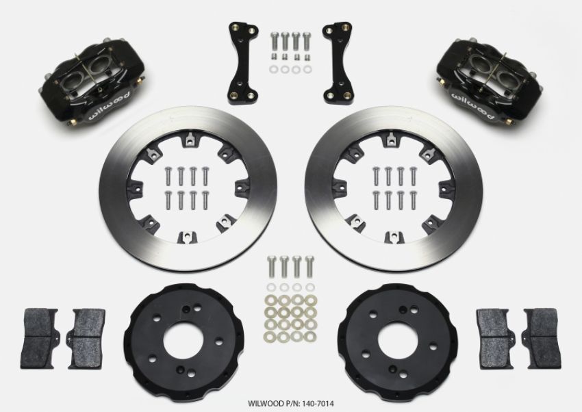 Wilwood 140-7014 Forged Dynalite Front Hat Kit 12.19in 02-06 Acura RSX-5 Lug