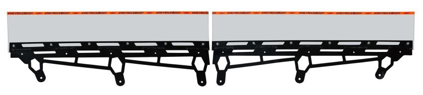 FIVESTAR FIV11002-47389-B Spoiler Complete 6-1/2in 1/4in Polycarbonate