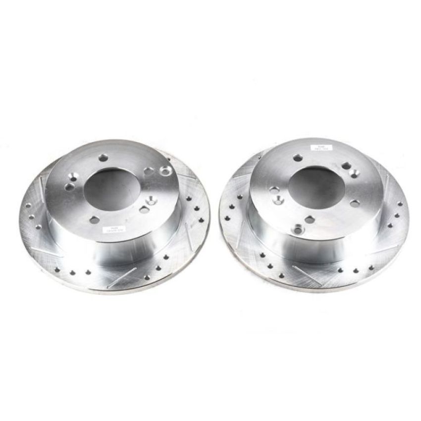 PowerStop JBR959XPR PowerStop Evolution Performance Drilled, Slotted & Plated Brake Rotor Pair