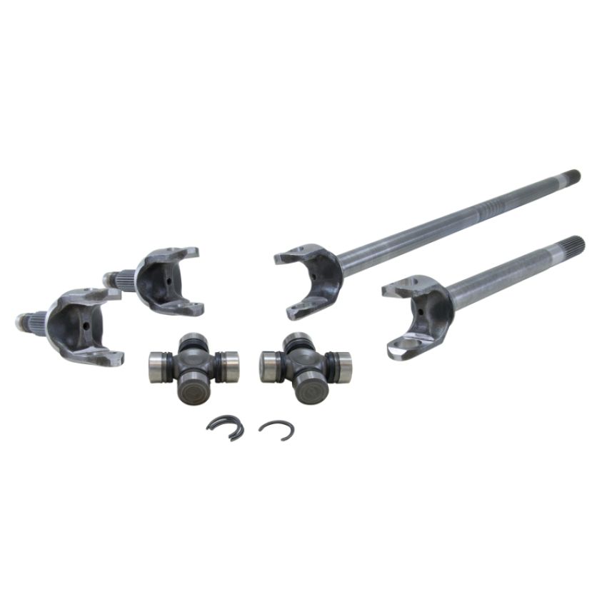 Yukon Gear & Axle YA W24170 Yukon Gear Front 4340 Chromoly Axle Kit For Jeep JK non-Rubicon Dana 30 Front w/1350 (7166) Joints