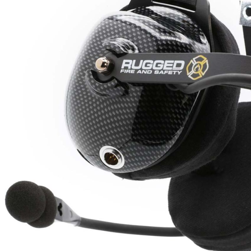 Rugged Radios FHS-42-1/4 FHS Behind-The-Head FSI Headset No Buttons / For David Clark / Sigtronics / Avcomm