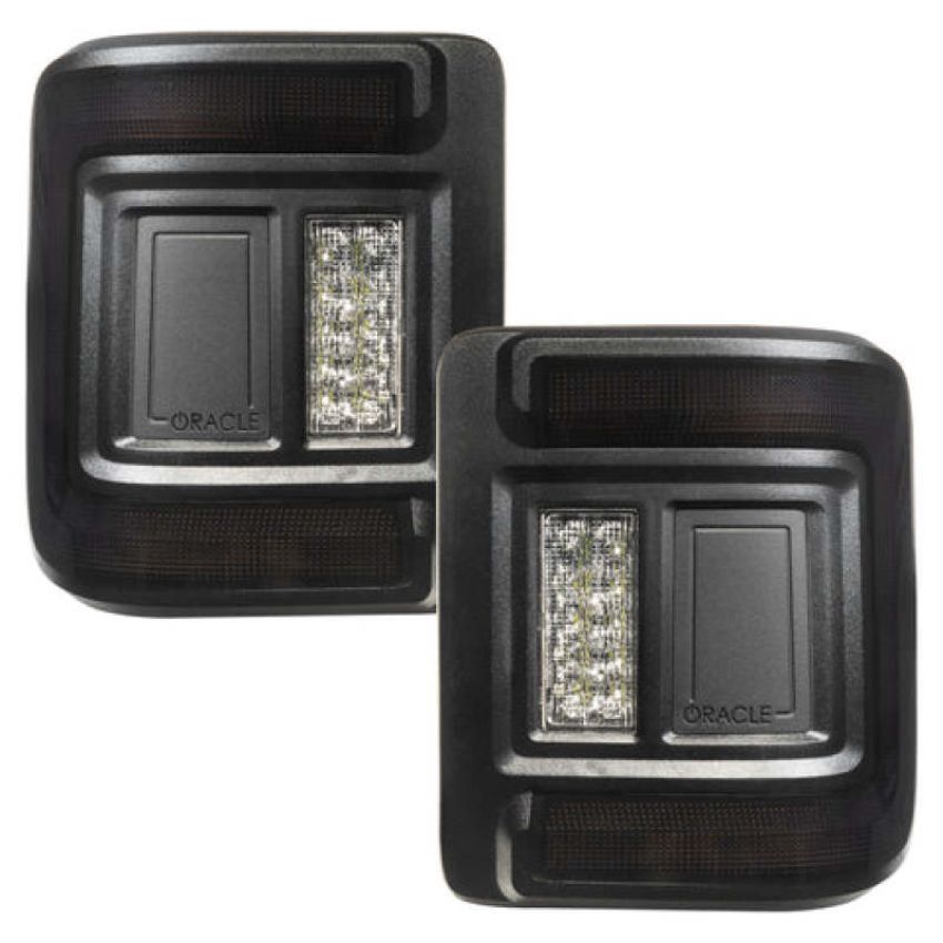 Oracle Lighting 5884-504-T Black Series Flush Mount LED Tail Lights for Jeep Wrangler JL