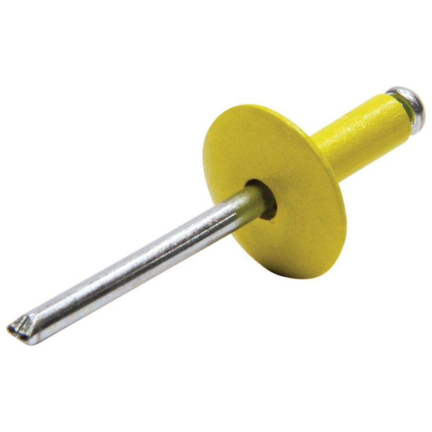 ALLSTAR PERFORMANCE ALL18016 Lg Hd Rivet Yellow 250pk
