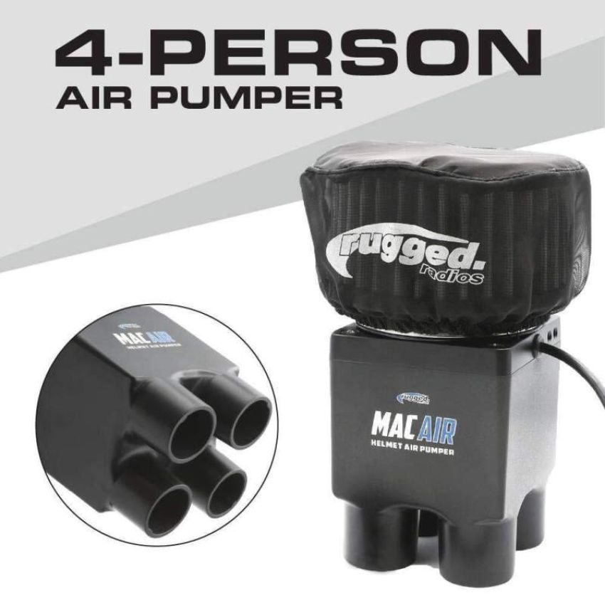 Rugged Radios MAC-4P MAC Air 4-Person Helmet Air Pumper (Pumper Only)