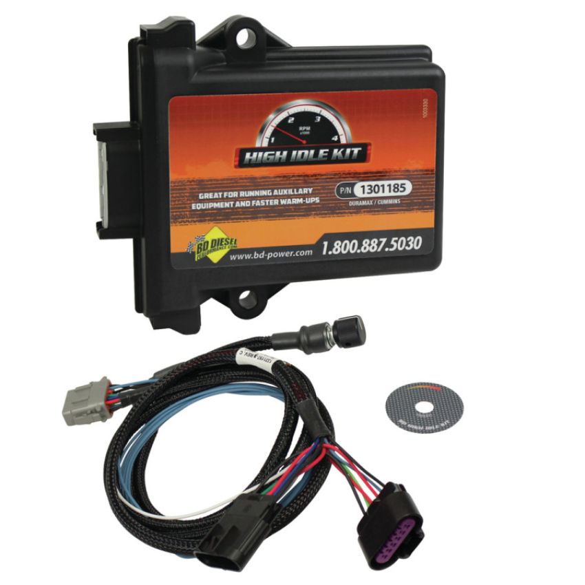 BD Diesel 1036627 BD Duramax High Idle Kit - Chevy 2008-2019 6.6L 2500/3500 - 2019 4500/5500/6500