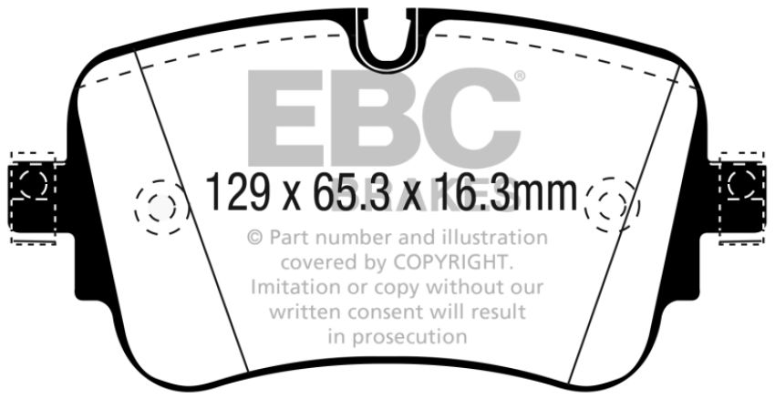 EBC Brakes DP42299R Yellowstuff Street And Track Brake Pads