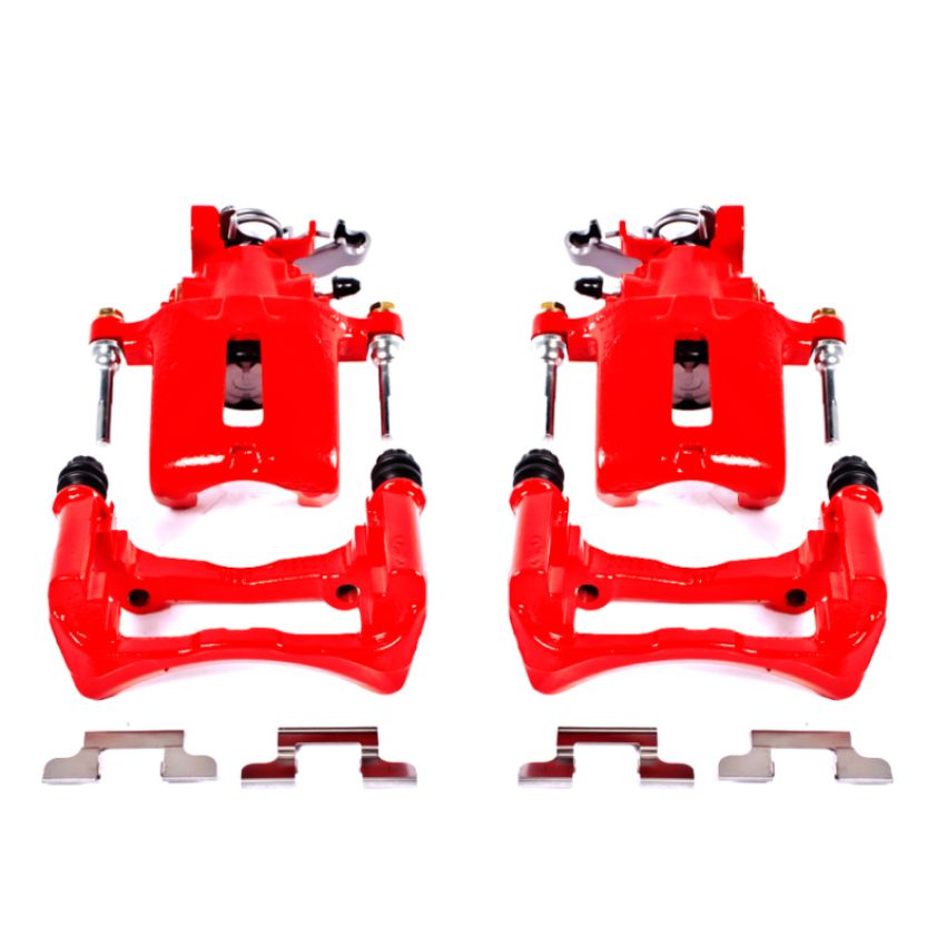 PowerStop S4926 Red Powder Coated Calipers