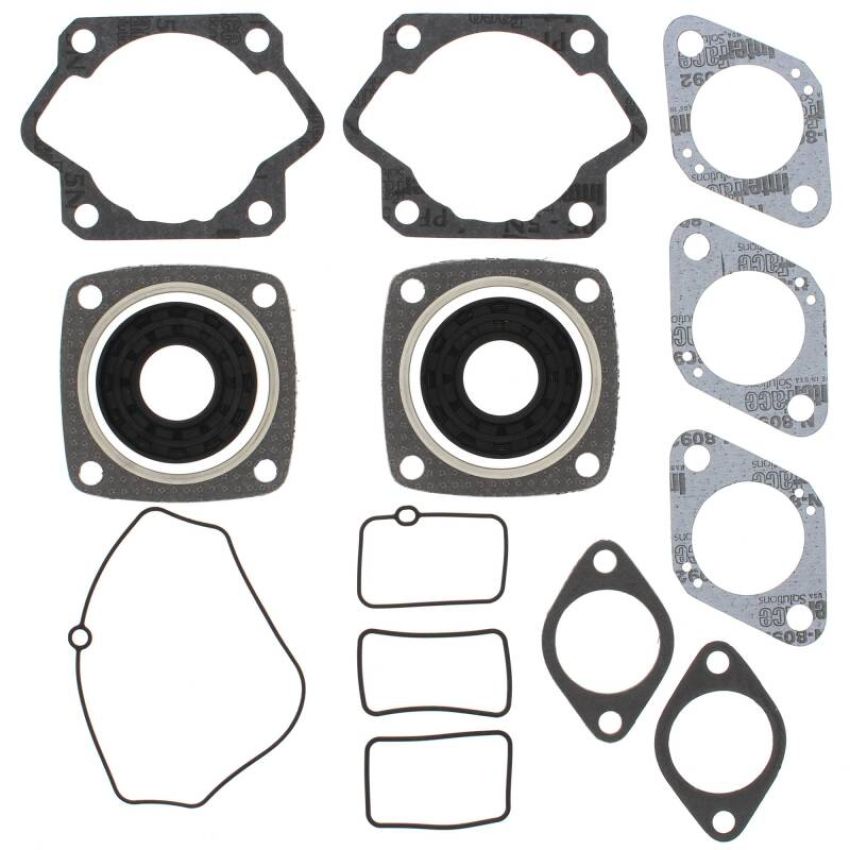 Vertex Pistons 711084 Vertex Gaskets 75-76 Moto ski Futura/440E FC/2 Complete Gasket Kit w/ Oil Seals
