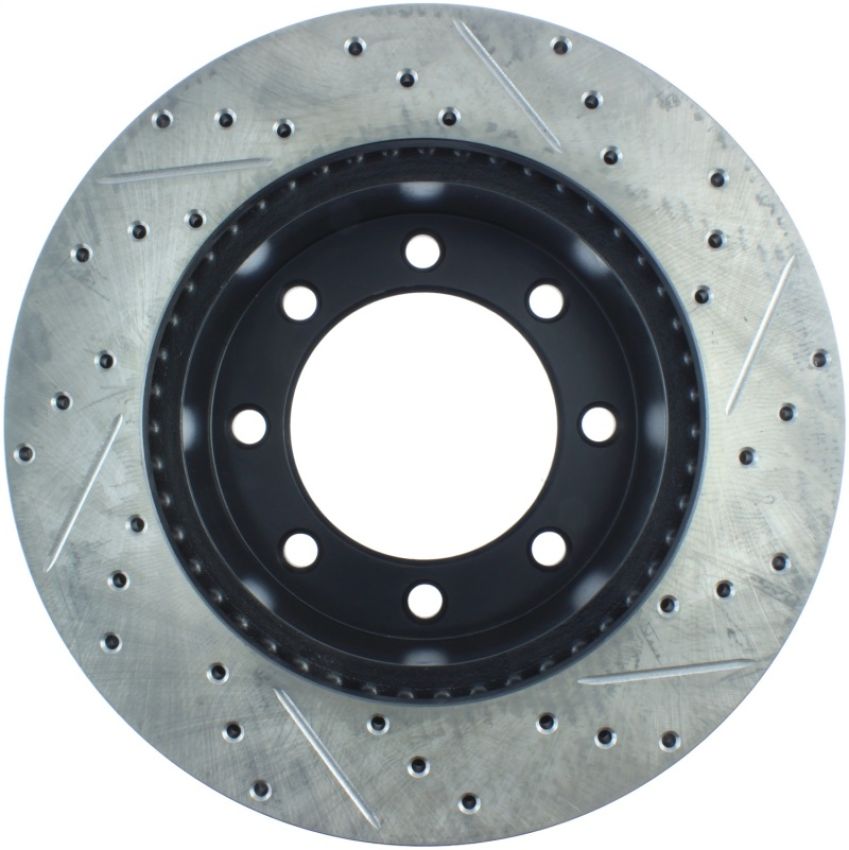 Stoptech 127.65112R Slotted & Drilled Sport Brake Rotor