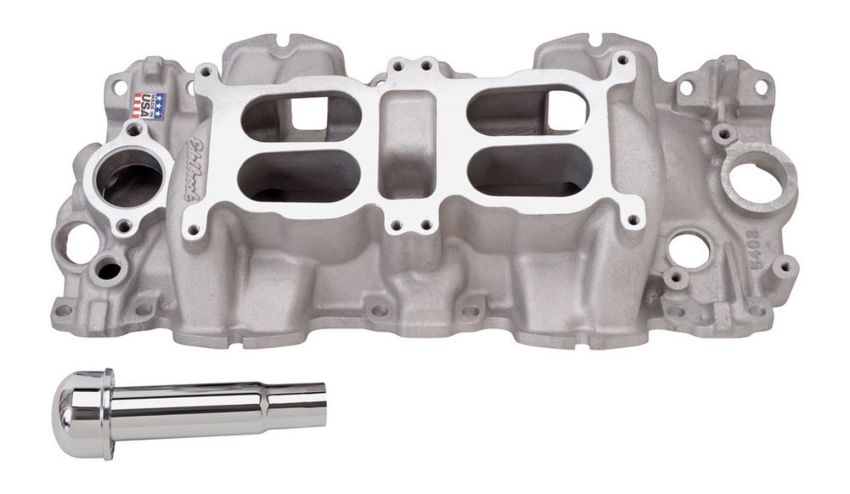 EDELBROCK EDE5409 Performer RPM Dual Duad Manifold - Chevy 348-409