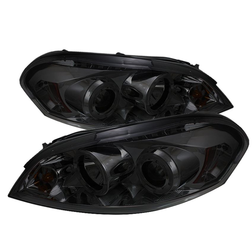 SPYDER 5031723 Projector Headlights - LED Halo - Smoke