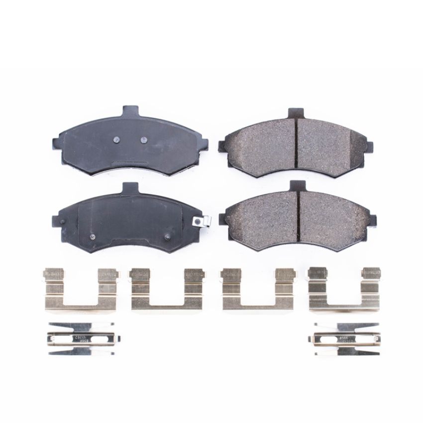 PowerStop 17-941 PowerStop - Z17 Low-Dust Ceramic Brake Pads with Hardware