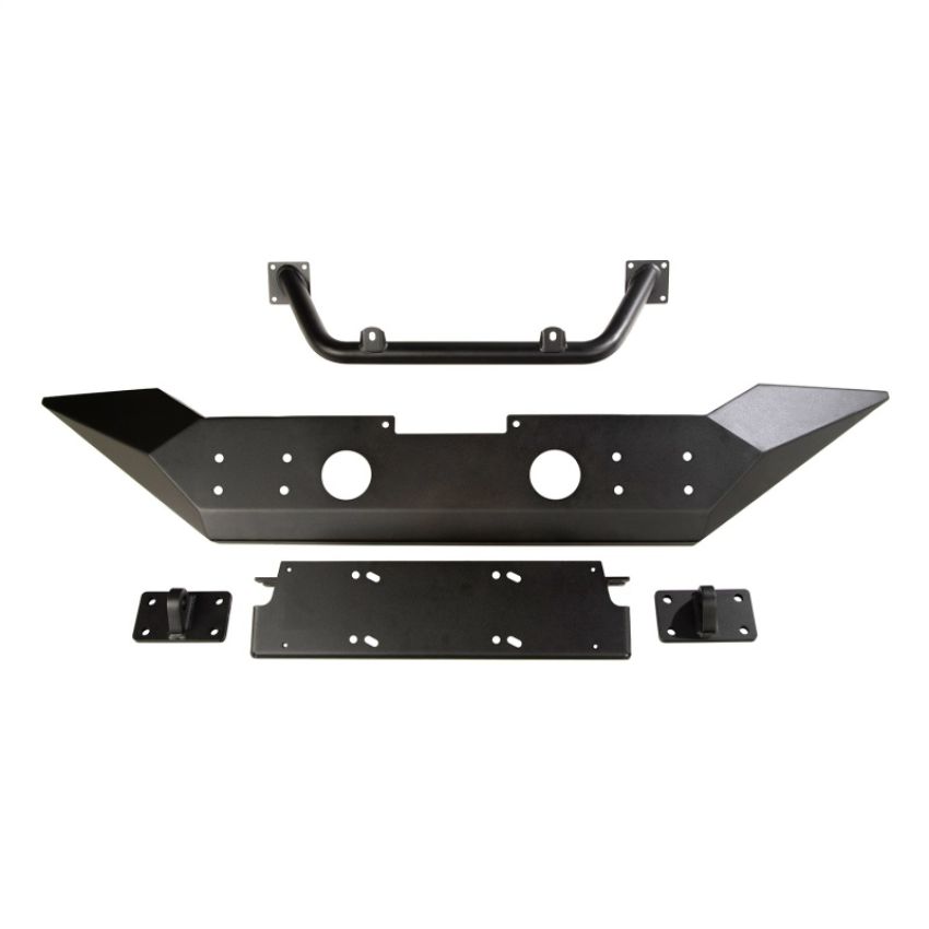 Rugged Ridge 11548.41 Spartan Front Bumper HCE W/Overrider 18-20 Jeep Wrangler JL/JT