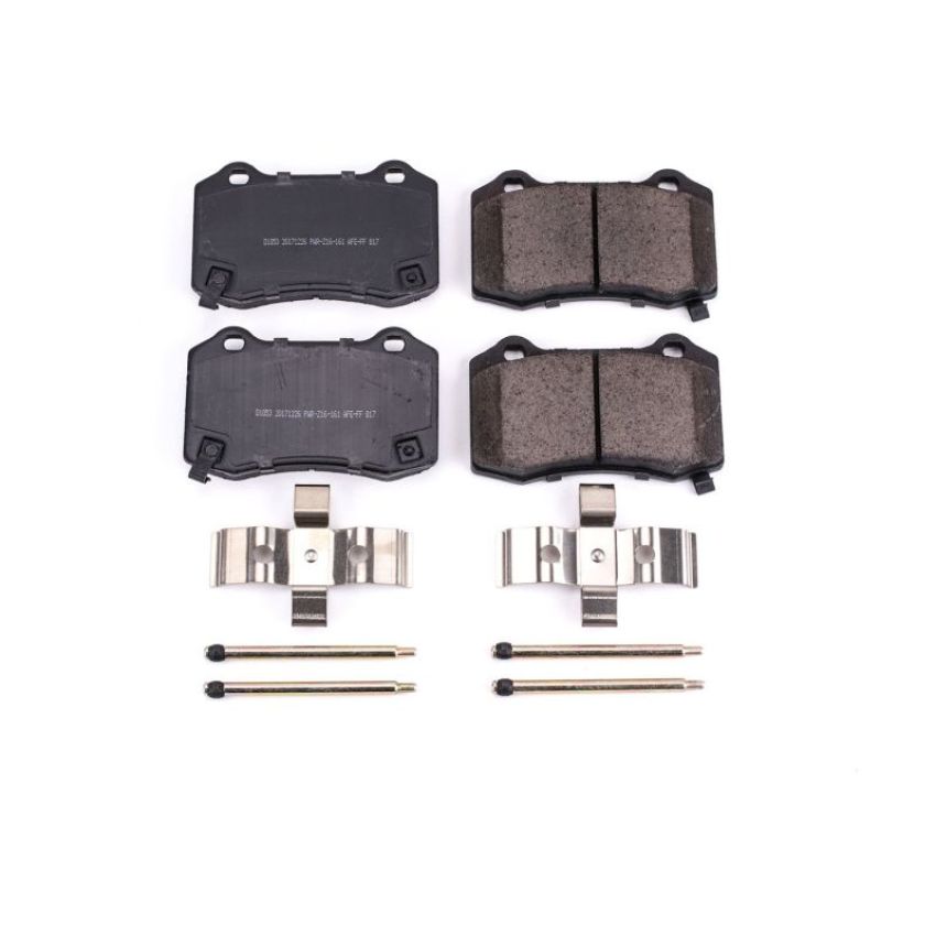 PowerStop 17-1053 PowerStop - Z17 Low-Dust Ceramic Brake Pads with Hardware