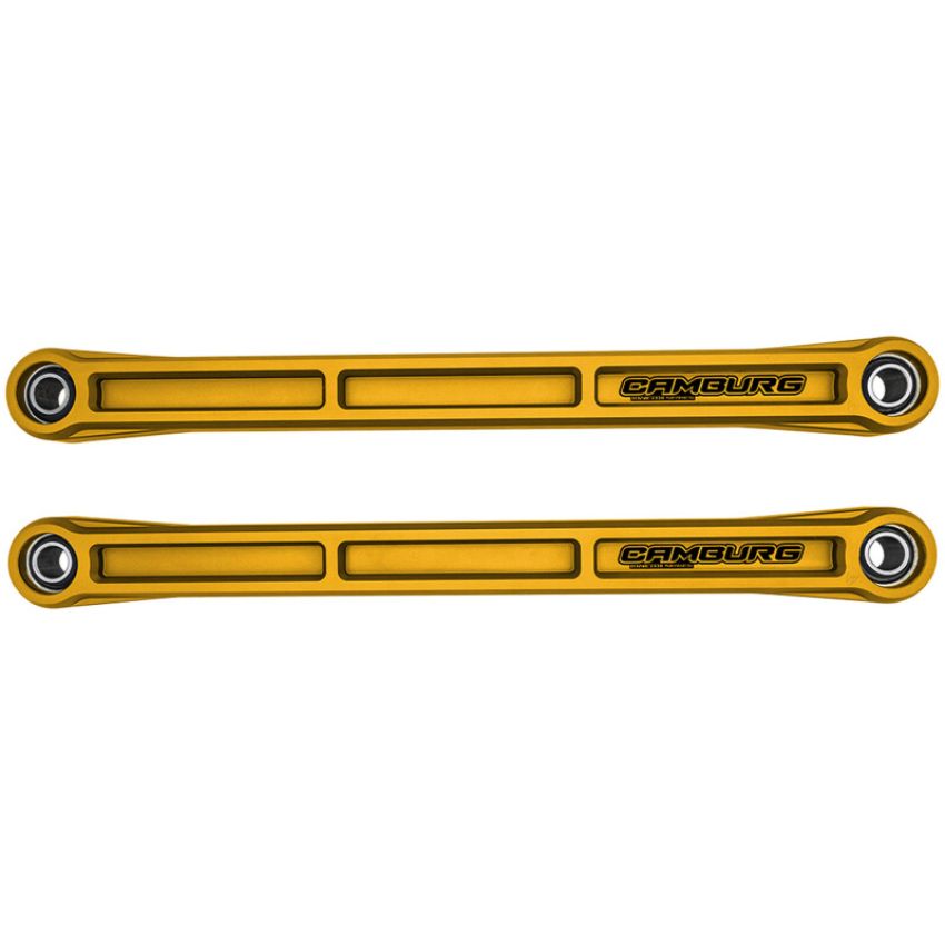 Camburg CAM-120032-GLD Ford Bronco 21-23 KINETIK Series Rear Billet Lower Trailing Arm Kit (Gold)