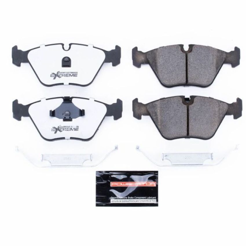 PowerStop Z26-394 PowerStop - Z26 Performance Carbon-Fiber Ceramic Brake Pads with Hardware Kit