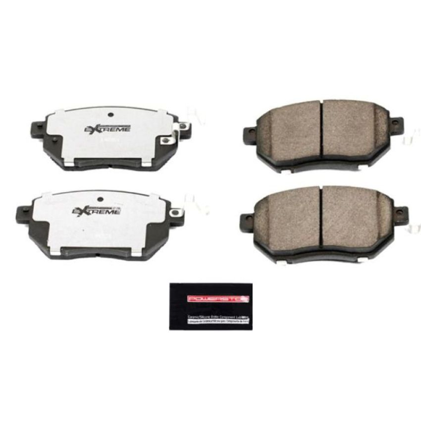 PowerStop Z26-969 PowerStop - Z26 Performance Carbon-Fiber Ceramic Brake Pads with Hardware Kit