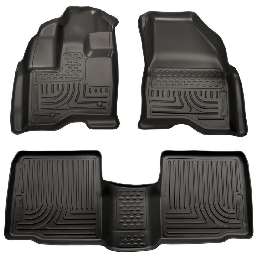 HUSKY LINERS HSK98701 10-  Ford Taurus Front/ 2nd Floor Liners Black