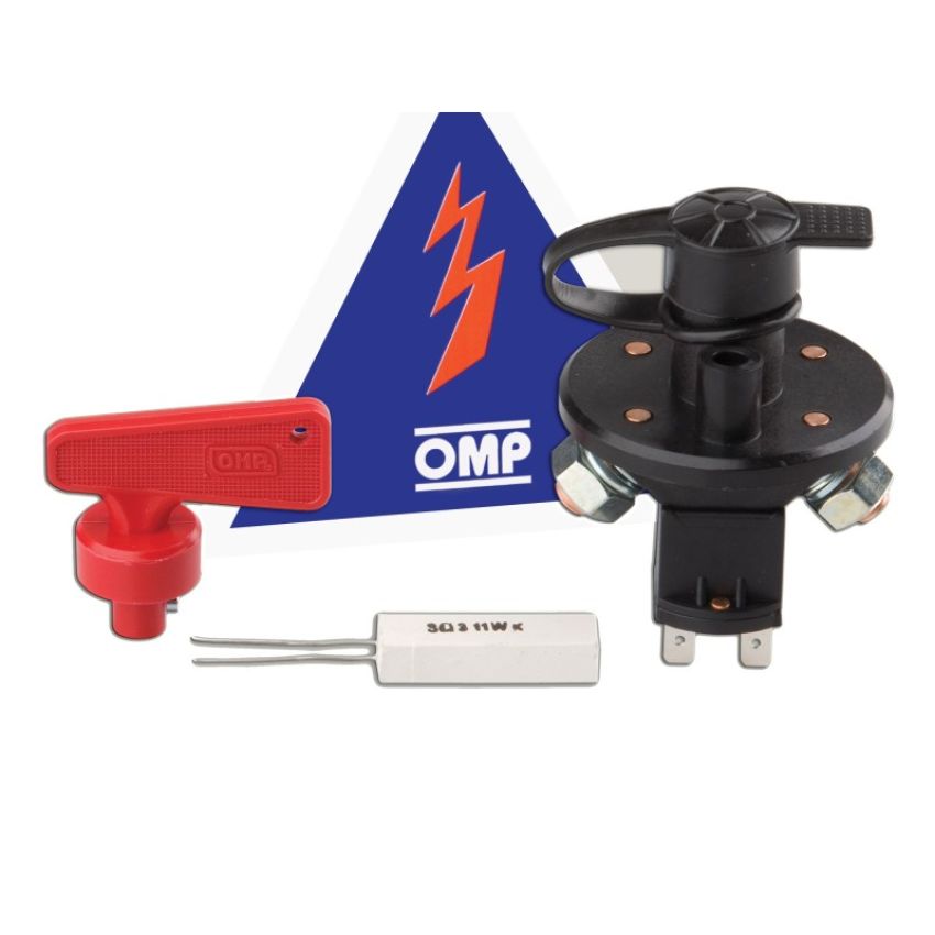 OMP RACING, INC. OMPEA0-0462 Master Disconnect Switch 6 pole w/ Removable Key