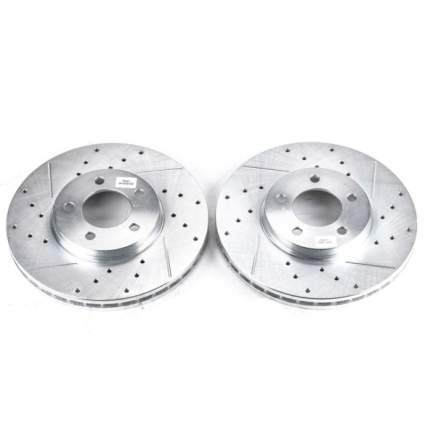 PowerStop AR8149XPR PowerStop Evolution Performance Drilled, Slotted & Plated Brake Rotor Pair