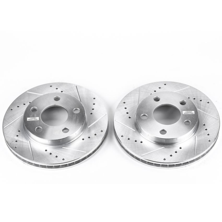 PowerStop AR8256XPR PowerStop Evolution Performance Drilled, Slotted & Plated Brake Rotor Pair