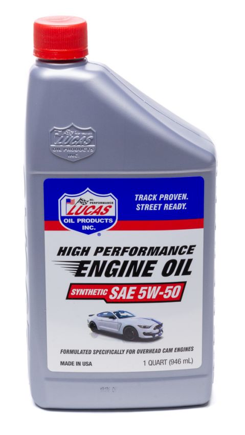 LUCAS OIL LUC10101 Synthetic SAE 5w50 Oil 1 Quart