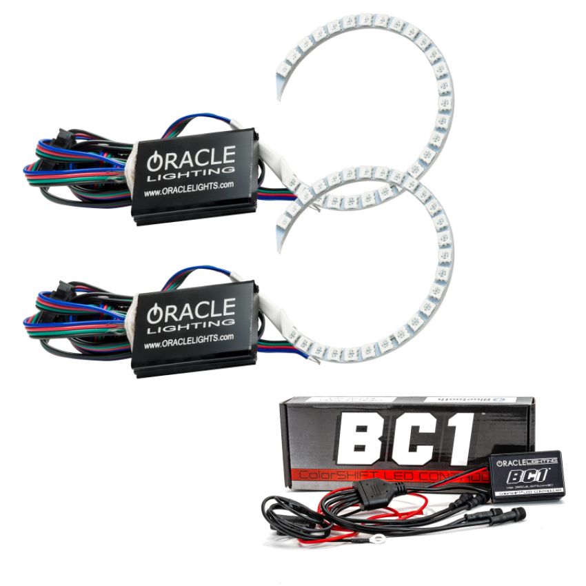 Oracle Lighting 1347-335 ORACLE Lighting 2018-2023 Ford Mustang LED Headlight Halo Kit