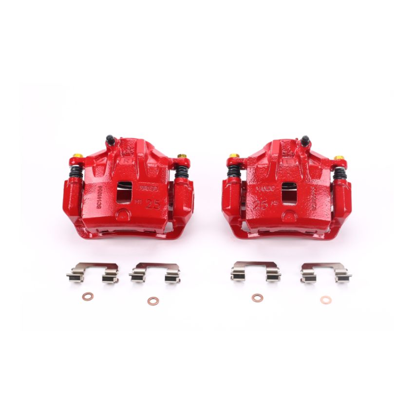 PowerStop S2832 Red Powder Coated Calipers