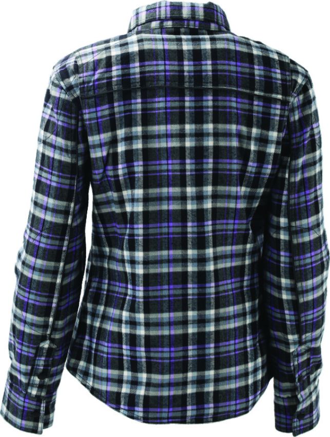 Kuryakyn 094527 Leather By River Road Cameo Flannel Moto Shirt Womens - Small
