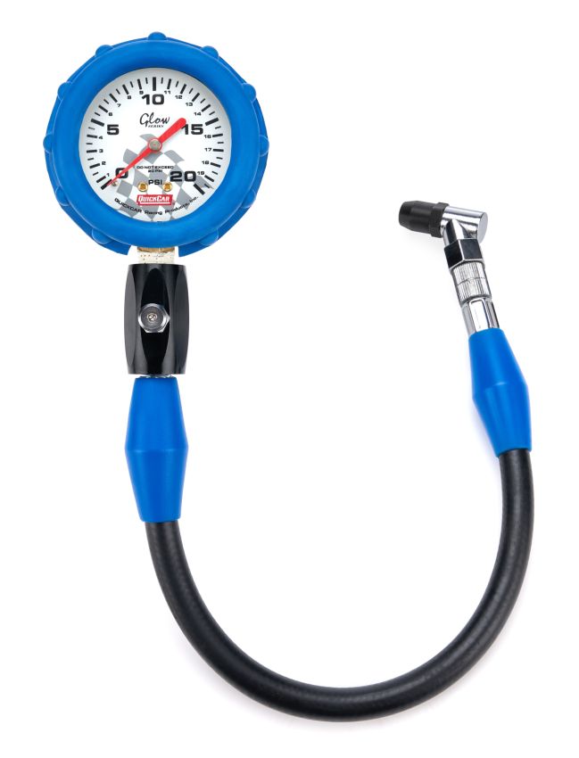 QUICKCAR RACING PRODUCTS QRP56-022 Tire Gauge 20 PSI Glo Gauge
