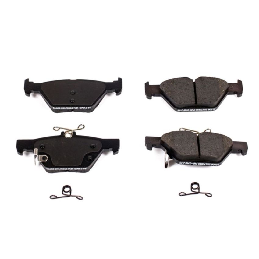 PowerStop 17-1808 PowerStop - Z17 Low-Dust Ceramic Brake Pads with Hardware
