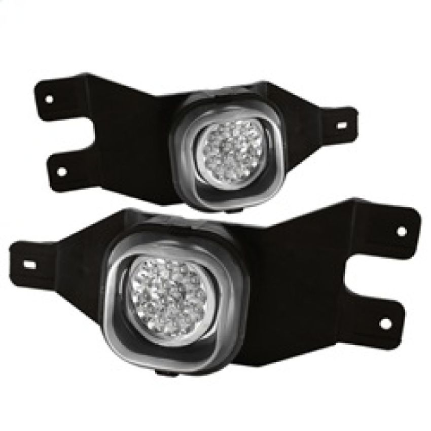 SPYDER 5015648 LED Fog Lights w/Switch - Clear