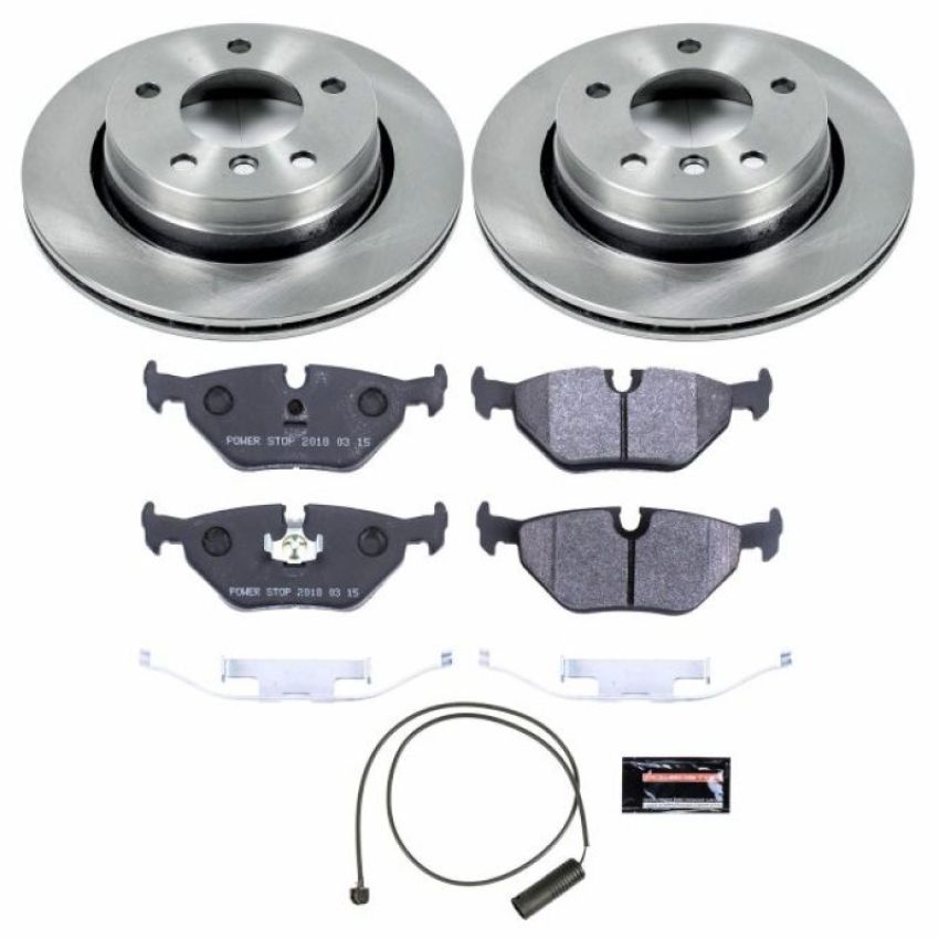 PowerStop TDSK615 Track Day Spec High-Performance Brake Pad and Rotor Kit