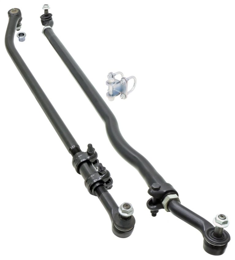 RockJock JK-9704P JK Currectlync Steering Sys. w/Flipped Drag Link 1.65in Dia. Tie Rod 1.3in Dia. w/Hardware