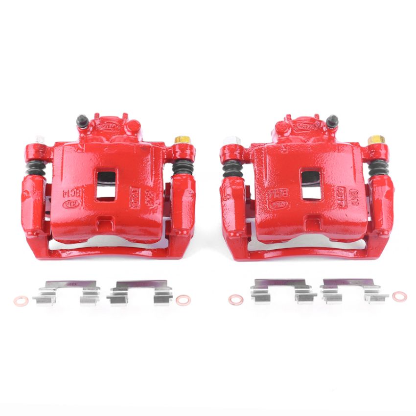 PowerStop S2918 Red Powder Coated Calipers