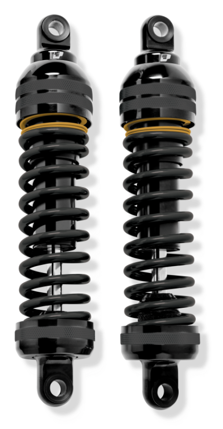 Progressive 944-4027UL Harley Ultra Low 944 Series Shocks 12.5in Heavy Duty - Blk/Gld