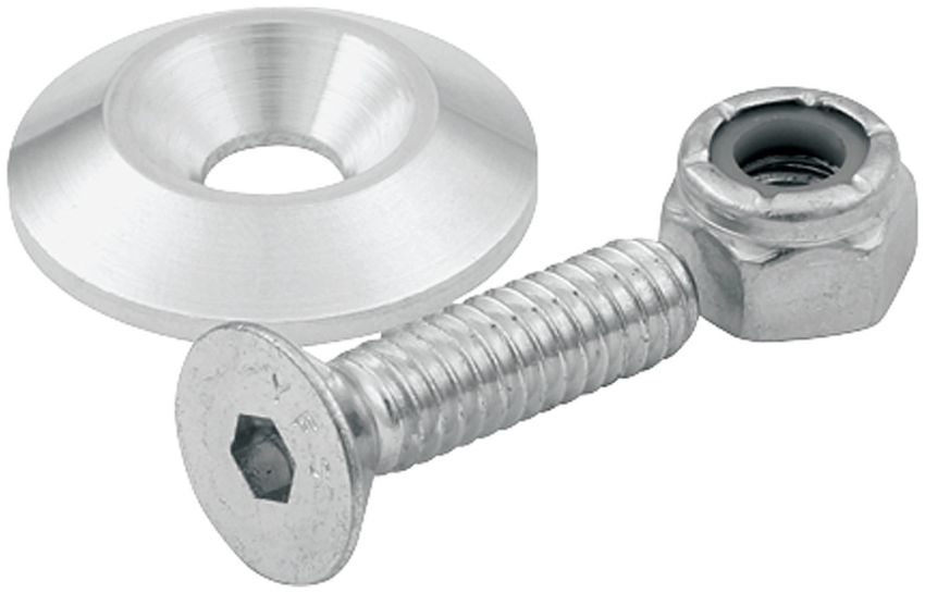 ALLSTAR PERFORMANCE ALL18632 Countersunk Bolts 1/4in w/ 1in Washer 10pk