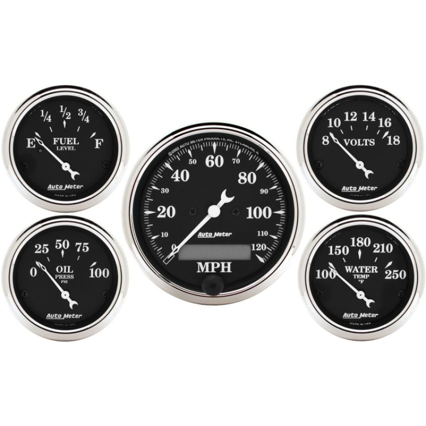 AutoMeter 1709 GAUGE KIT, 5 PC., 3 1/8